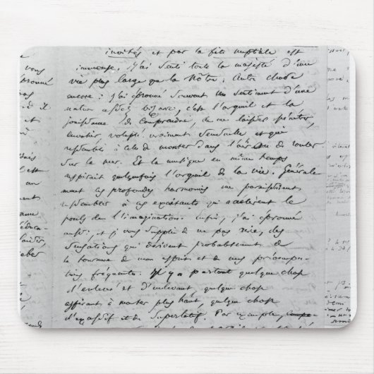 Buchstabe zu Richard Wagner am 17. Februar 1860 Mousepad (Vorne)