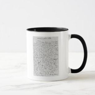 Buchstabe zu Richard Wagner am 17. Februar 1860 Tasse