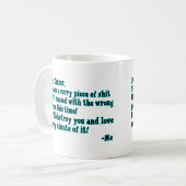 Buchstabe zum Krebs Kaffeetasse (Vorderseite Links)