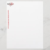 Buchstabekopf Briefkopf (Vorderseite)