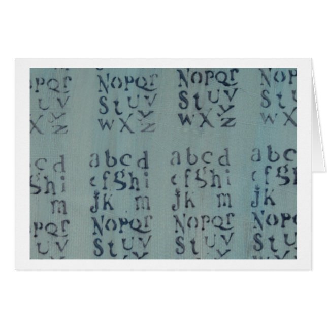 Buchstaben (Vorderseite (Horizontal))