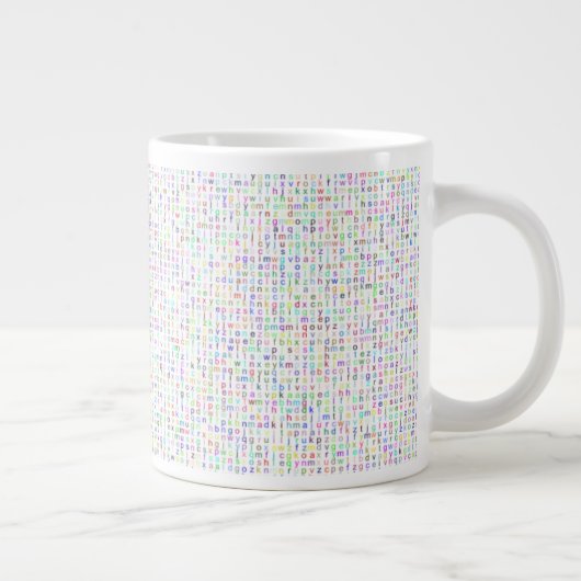 Buchstaben 20oz Tasse (Rechts)