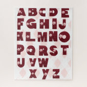 Buchstaben A bis Z Puzzle (Vertikal)