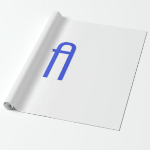 Buchstaben A Geschenkpapier