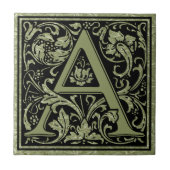 Buchstaben A Monogramm Fliese (Vorderseite)