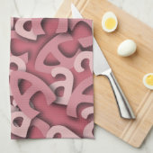 Buchstaben a, rosa küchentuch (Viertel Falte)