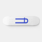 Buchstaben A Skateboard (Horizontal)