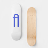 Buchstaben A Skateboard (Vorderseite)
