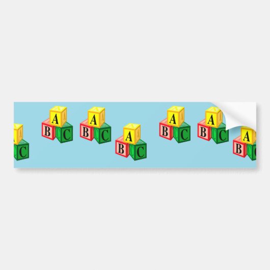 Buchstaben abc autoaufkleber (Vorne)