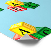 Buchstaben abc poster (Ecke)