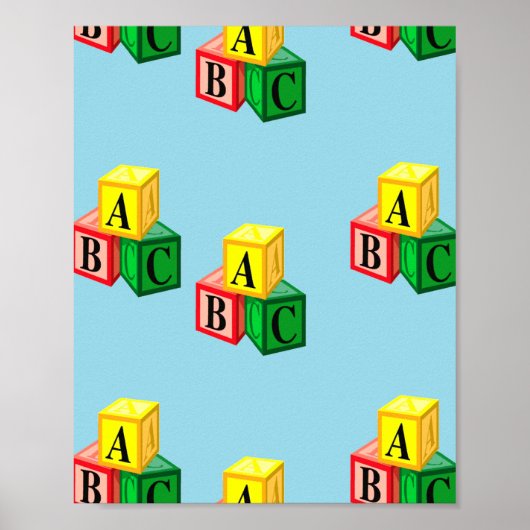 Buchstaben abc poster (Vorne)