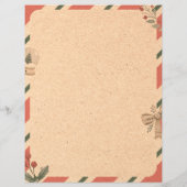 Buchstaben an den Weihnachtsmann (Rückseite)