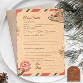 Buchstaben an den Weihnachtsmann