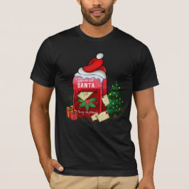Buchstaben an Santa Mailbox T-Shirt