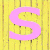 Buchstaben Aufkleber (Vorderseite)