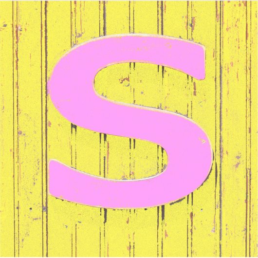 Buchstaben Aufkleber (Vorderseite)