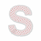 BUCHSTABEN AUS HERZEN AUFKLEBER (Vorderseite)