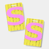 Buchstaben Ausweis (Vorder- & Rückseite)