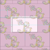 Buchstaben B, Ziertext Stoff (Kachel)