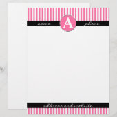 Buchstaben, benutzerdefiniert und Mit Monogramm Briefbogen (Vorne/Hinten)