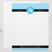 Buchstaben, benutzerdefiniert und Mit Monogramm Briefkopf (Vorne/Hinten)