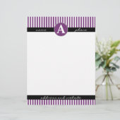 Buchstaben, benutzerdefiniert und Mit Monogramm Briefkopf (Stehend Vorderseite)
