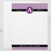 Buchstaben, benutzerdefiniert und Mit Monogramm Briefkopf (Vorne/Hinten)
