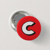 Buchstaben C Abzeichen Button (Vorne & Hinten)