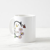 Buchstaben C: Botanisches Breitengrab Kaffeetasse (Vorderseite Links)
