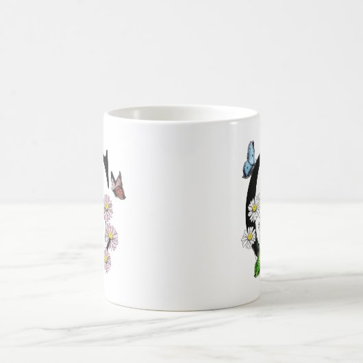 Buchstaben C: Botanisches Breitengrab Kaffeetasse (Mittel)