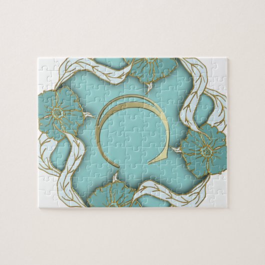 Buchstaben c Monogramm Puzzle (Horizontal)