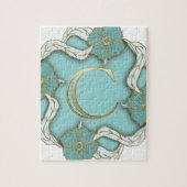 Buchstaben c Monogramm Puzzle (Vertikal)