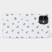 Buchstaben Case-Mate iPhone Hülle (Rückseite (Horizontal))