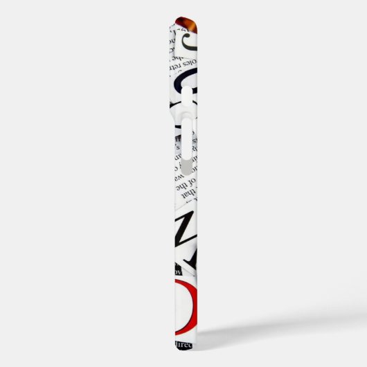 Buchstaben Case-Mate iPhone Hülle (Rückseite / Links)