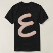 Buchstaben E Monogramm E T-Shirt (Design vorne)