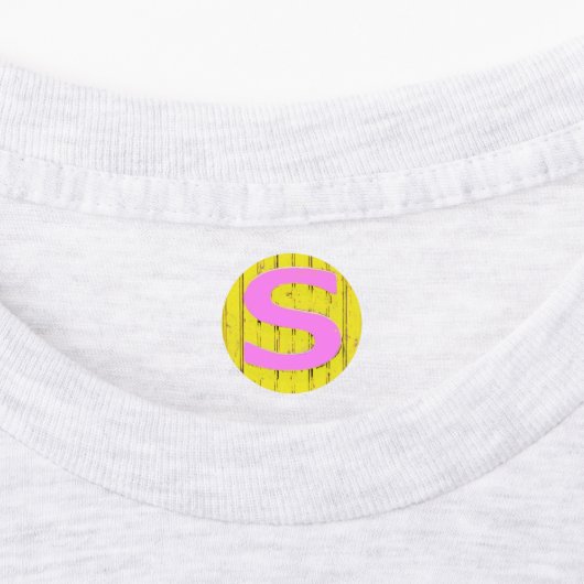 Buchstaben Etiketten (Befestigt)