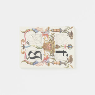 Buchstaben f und g Alphabet Post-it Klebezettel