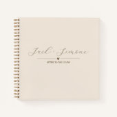 Buchstaben für das Gästebuch | lichtneutral Notizblock (Vorderseite)