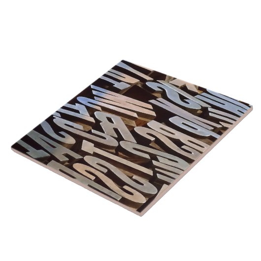 Buchstaben für Typesettierung Fliese (Seite)