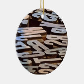 Buchstaben für Typesettierung Keramik Ornament (Rechts)