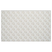 Buchstaben G, dekorativer Text, kundenspezifisch Stoff (Fat Quarter (45,7 x 55,9 cm))