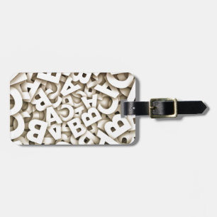 Buchstaben Gepäckanhänger