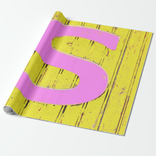 Buchstaben Geschenkpapier