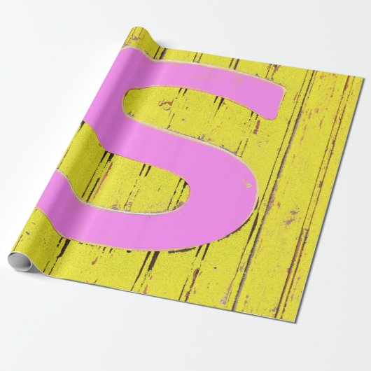 Buchstaben Geschenkpapier (Ungerollt)