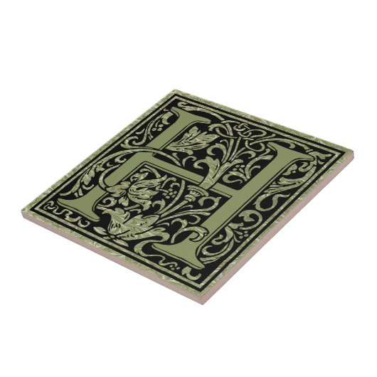 Buchstaben H Monogramm Fliese (Seite)