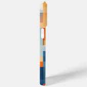 Buchstaben in blau und orange Case-Mate iPhone hülle (Rückseite / Rechts)