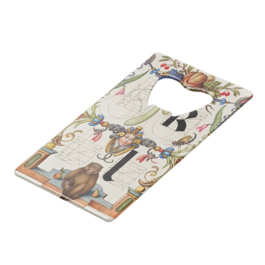 Buchstaben k und l von Mira Calligraphiae Monument Geldbeutel Flaschenöffner (Vorderseite Schrägansicht)