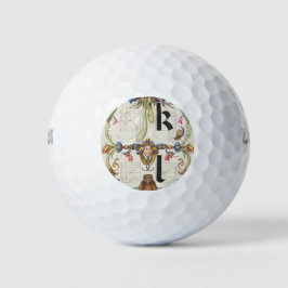 Buchstaben k und l von Mira Calligraphiae Monument Golfball