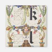 Buchstaben k und l von Mira Calligraphiae Monument Magnet (Vorne)