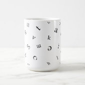 Buchstaben Kaffeetasse (Mittel)